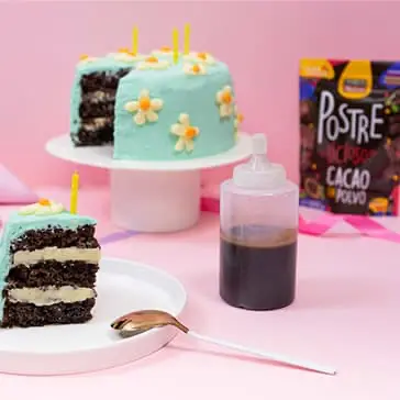 Almíbar para pastel de chocolate