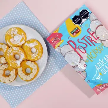 Mini donas de pastel de zanahoria sin horno