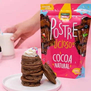 Mini hot cakes de cookies and cream