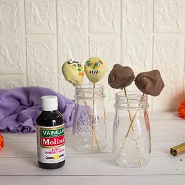 Cake pops de pan de muerto