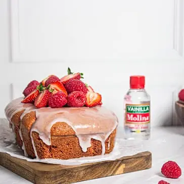 Panqué de fresas