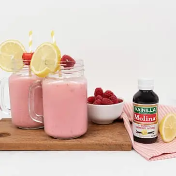 Limonada de frambuesa