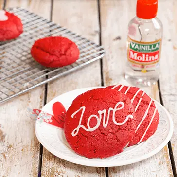 Galletas de red velvet