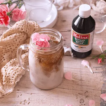 Café de coco y lavanda