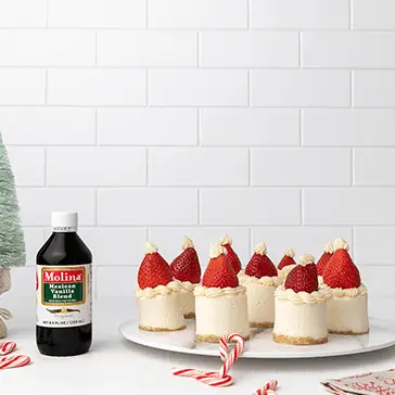 Santas cheesecake bites