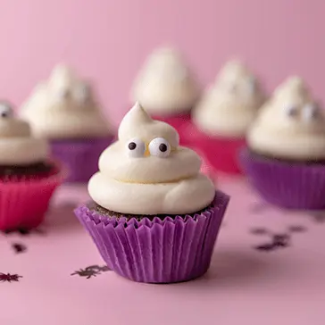 Cupcakes de fantasma