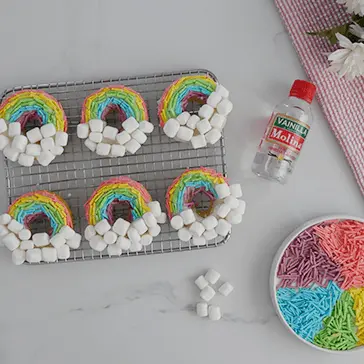 Donas arcoíris