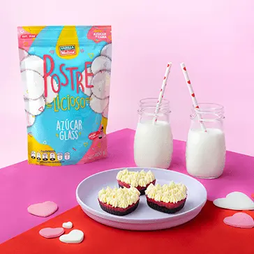 Mini fudge de red velvet