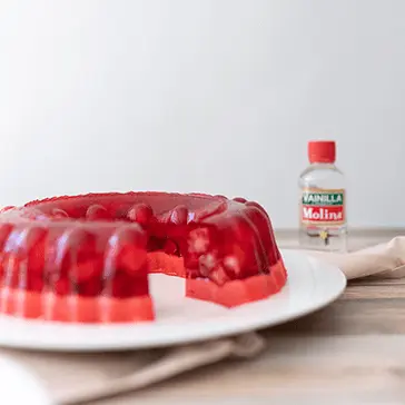 Gelatina de fresas