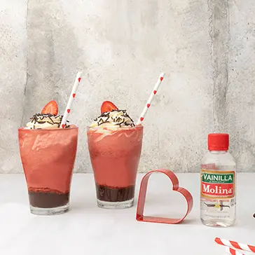 Malteada de vino tinto