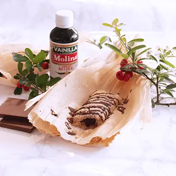 Tamales de chocolate