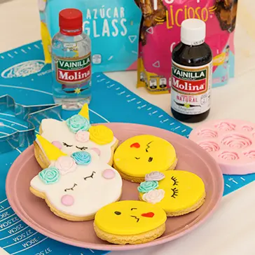 Decoración de galletas con fondant