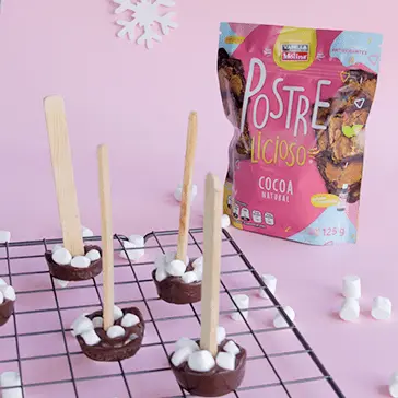 Palitos de chocolate caliente