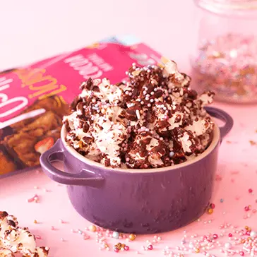 Palomitas achocolatadas