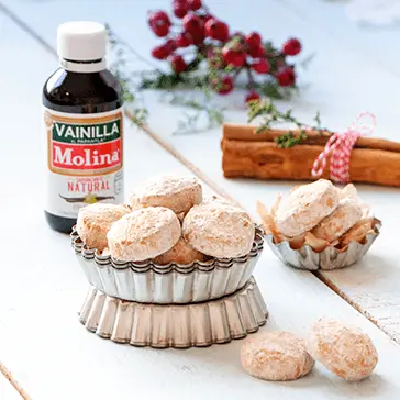 Polvorones de canela