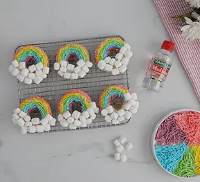 Donas arcoíris