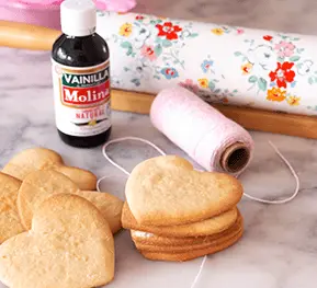 Galletas en forma de bolsita de té