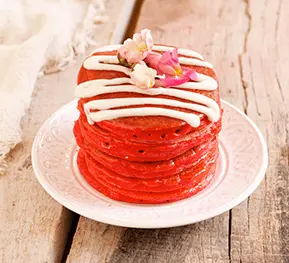 Hot cakes esponjosos de chocolate